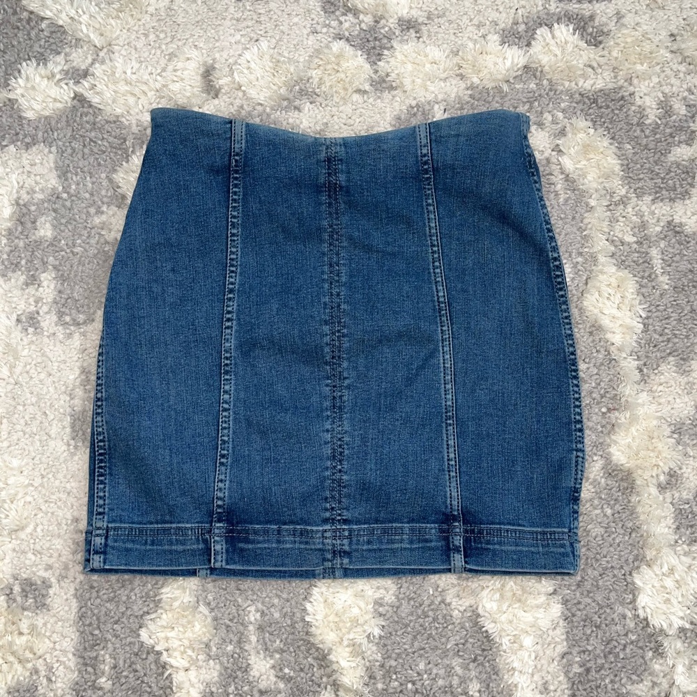 Free People Modern femme Denium skirt